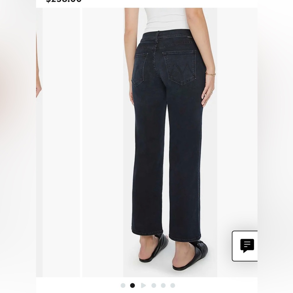 MOTHER The Rambler Ankle Straight Leg Jeans in Night in Venice Size 25 - Picture 5 of 16